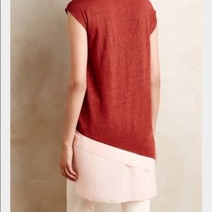 Deletta chiffon slope tee